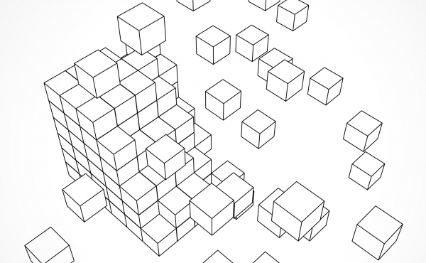 Arrangement of cubes