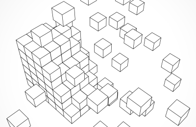 Arrangement of cubes